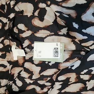 H&m leopard print moo moo short sleeve XXL
